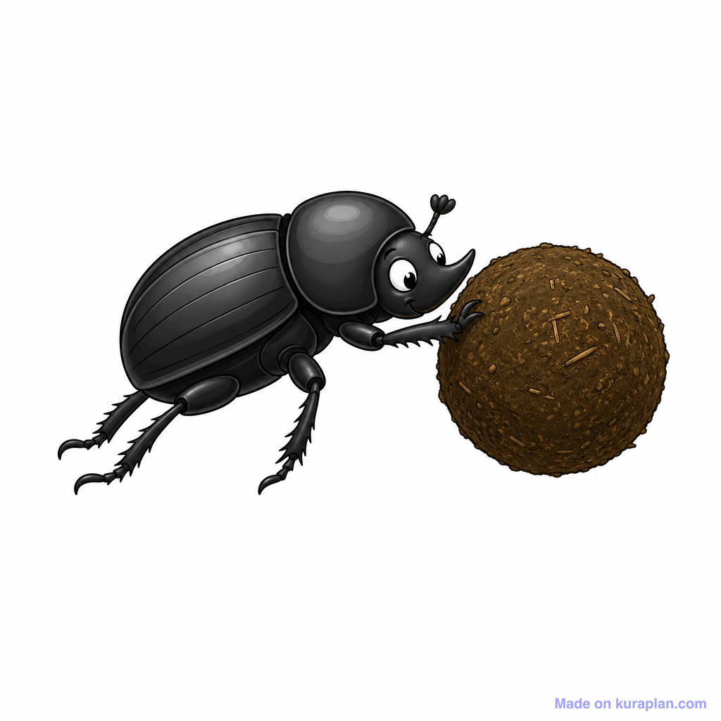 Animal Beetle Dung  Free Printable Clipart for Teachers | Kuraplan