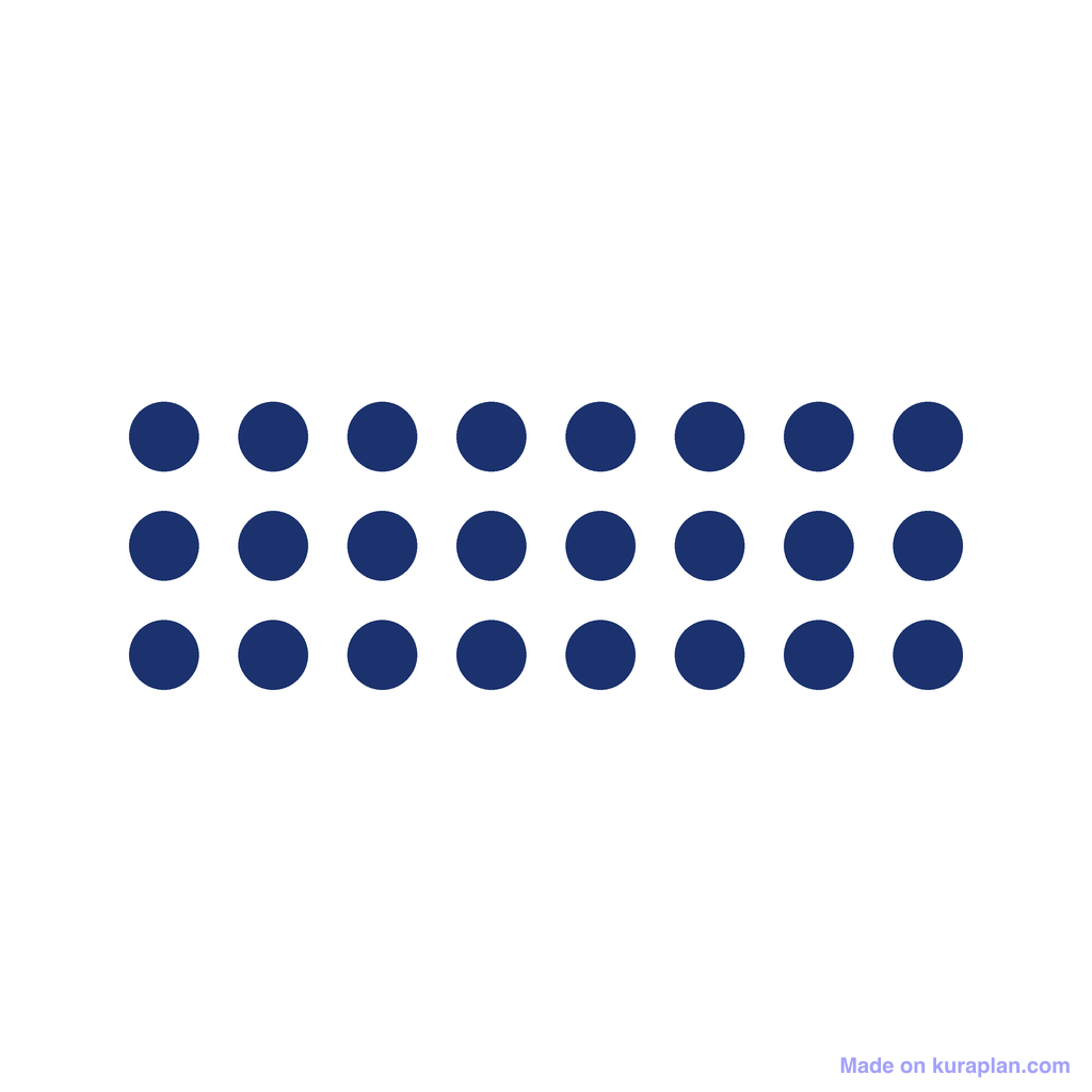 Array — 3 × 8 = 24 — Free Printable Diagram for Teachers | Kuraplan