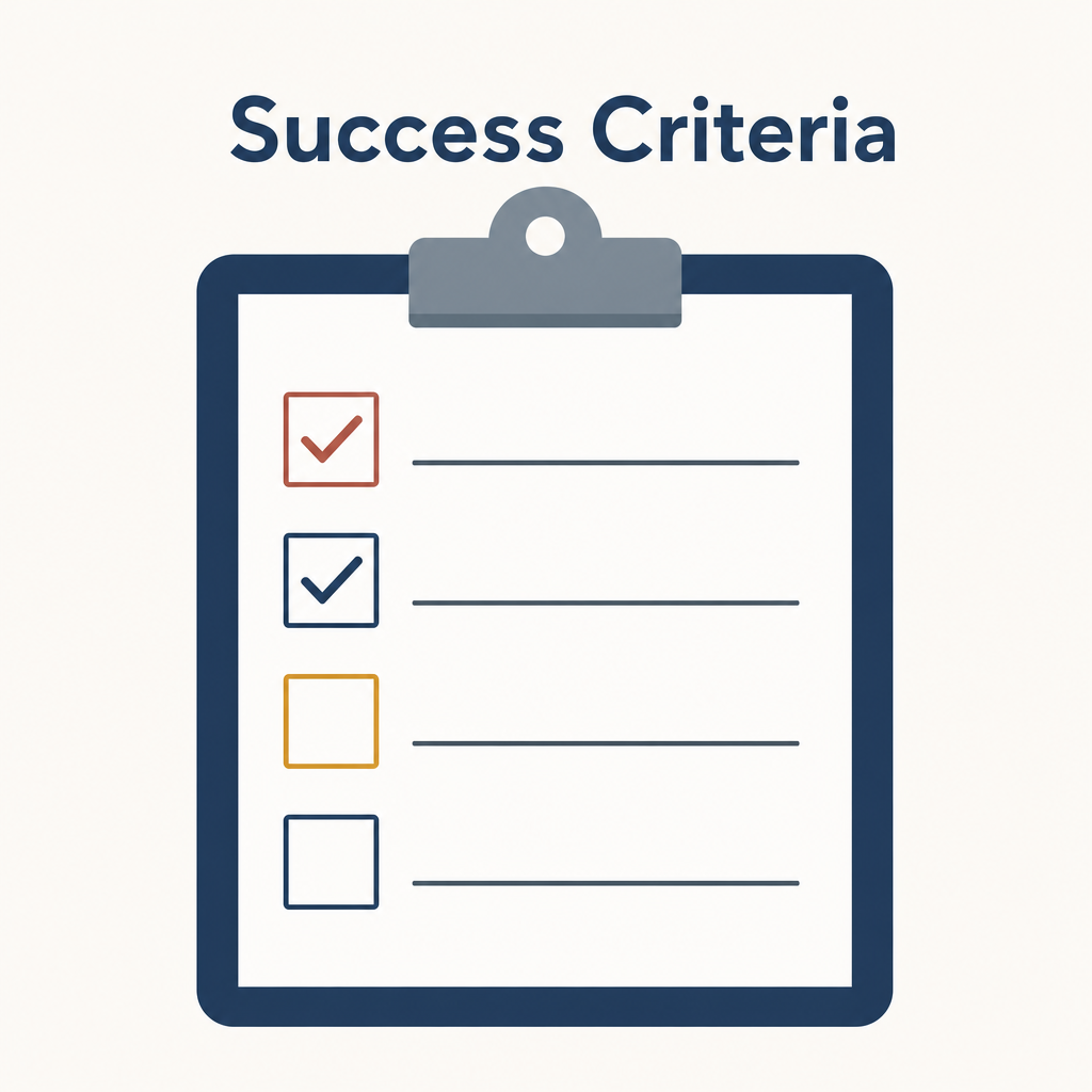 Learning Objectives & Success Criteria