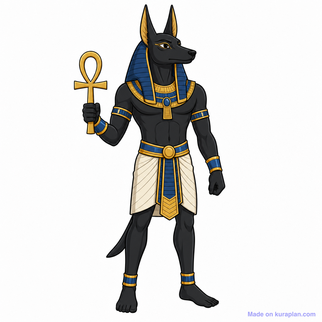 Anubis, Egyptian god of mummification