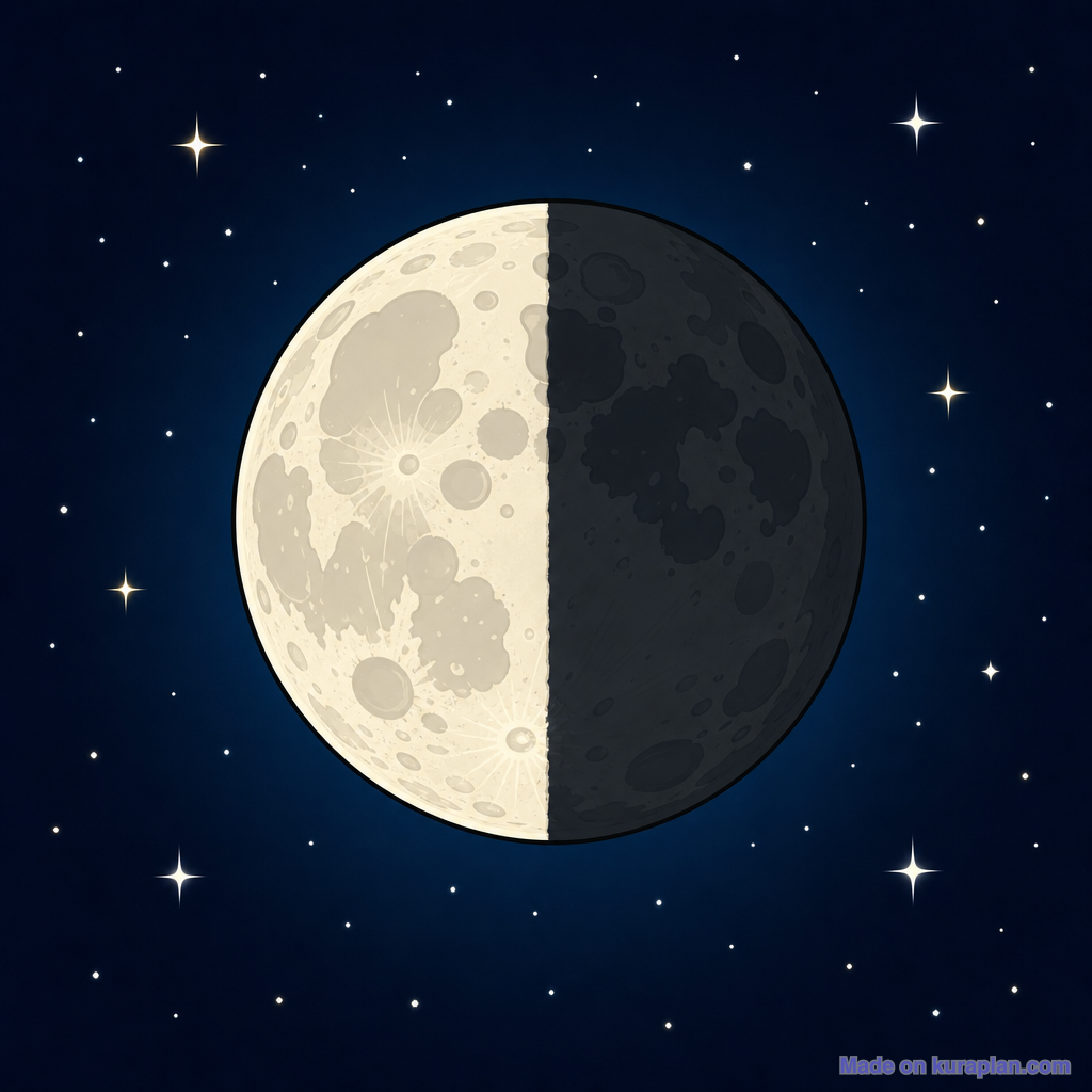 Third Quarter Moon