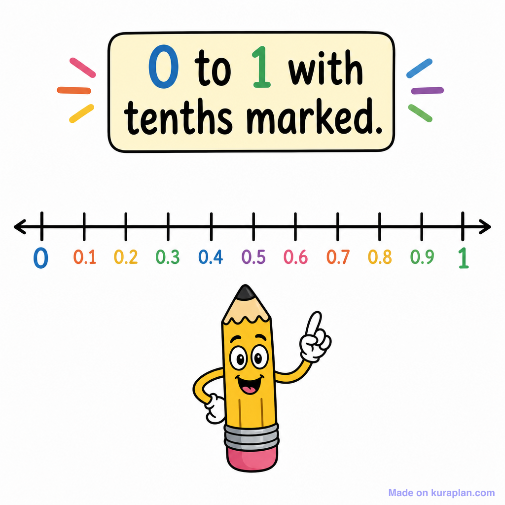 Numberline Decimals 0 1