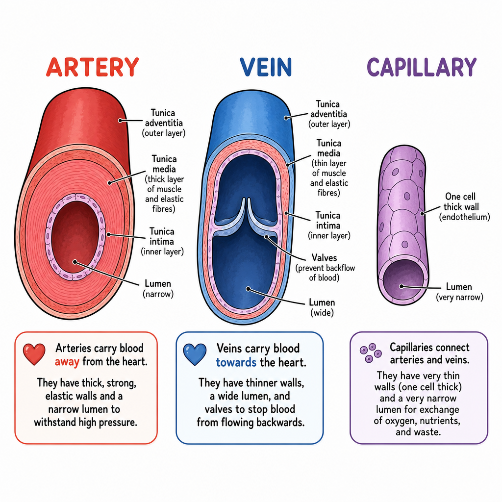 Blood Vessels: The Highway System