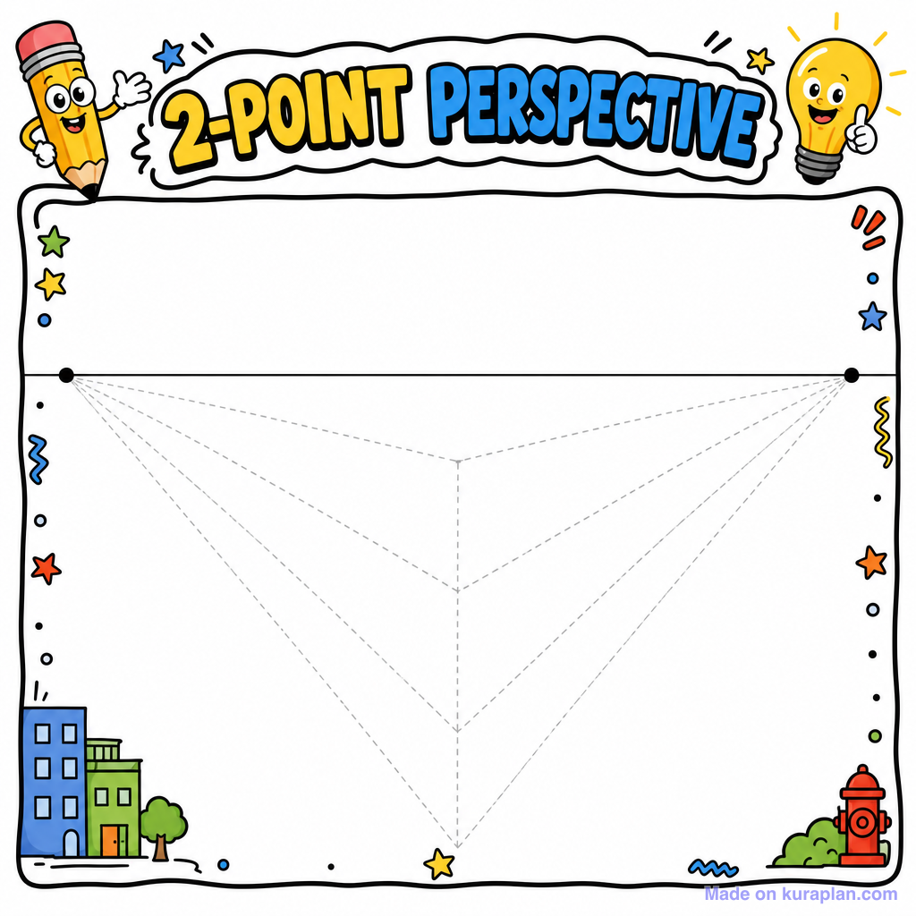 2-Point Perspective Grid