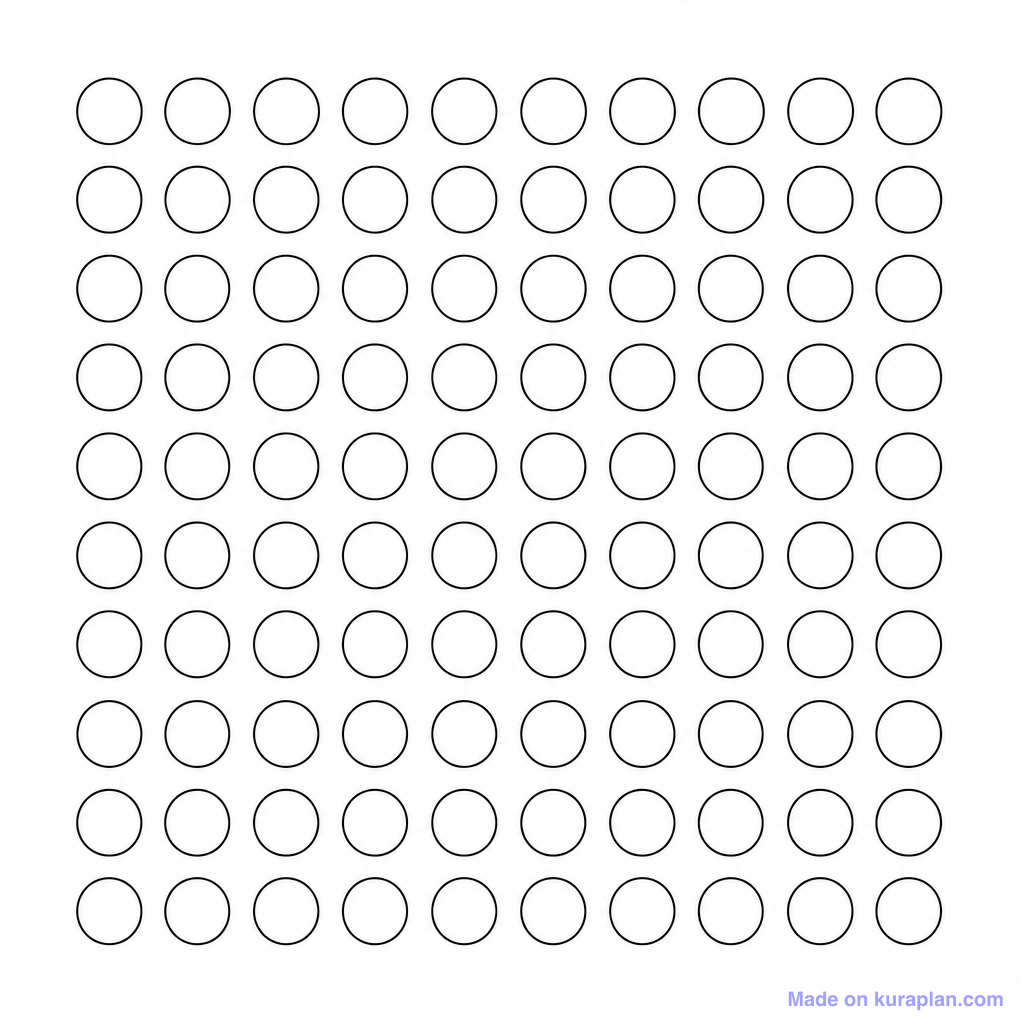 Array Dot Grid Blank — Free Printable Clipart for Teachers | Kuraplan