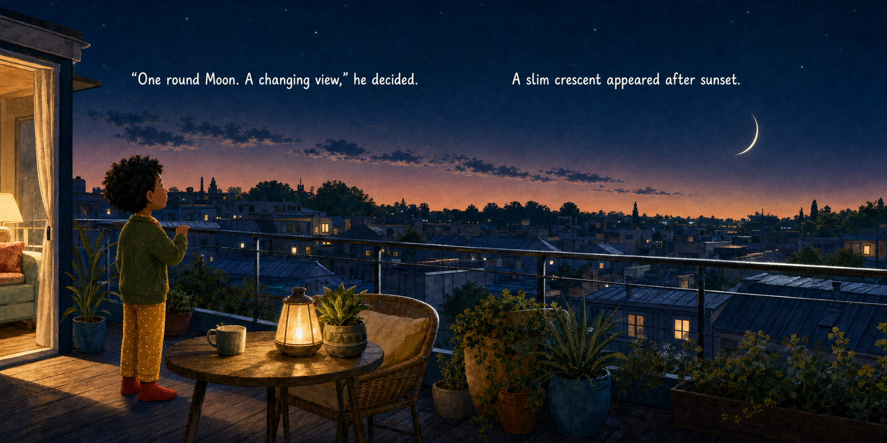 Twenty-Nine Nights of Moon — Niko follows one changing light