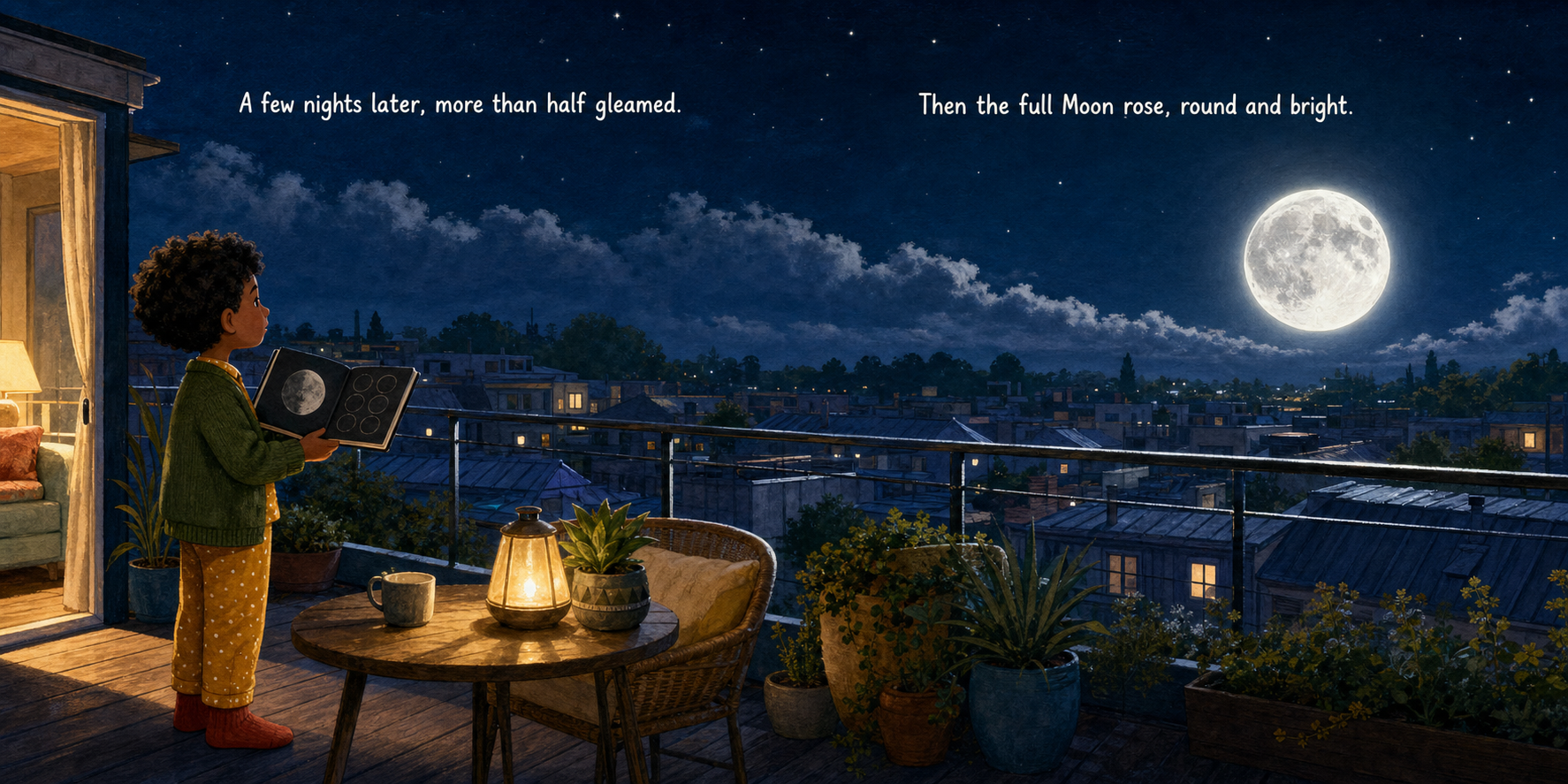 Twenty-Nine Nights of Moon — Niko follows one changing light