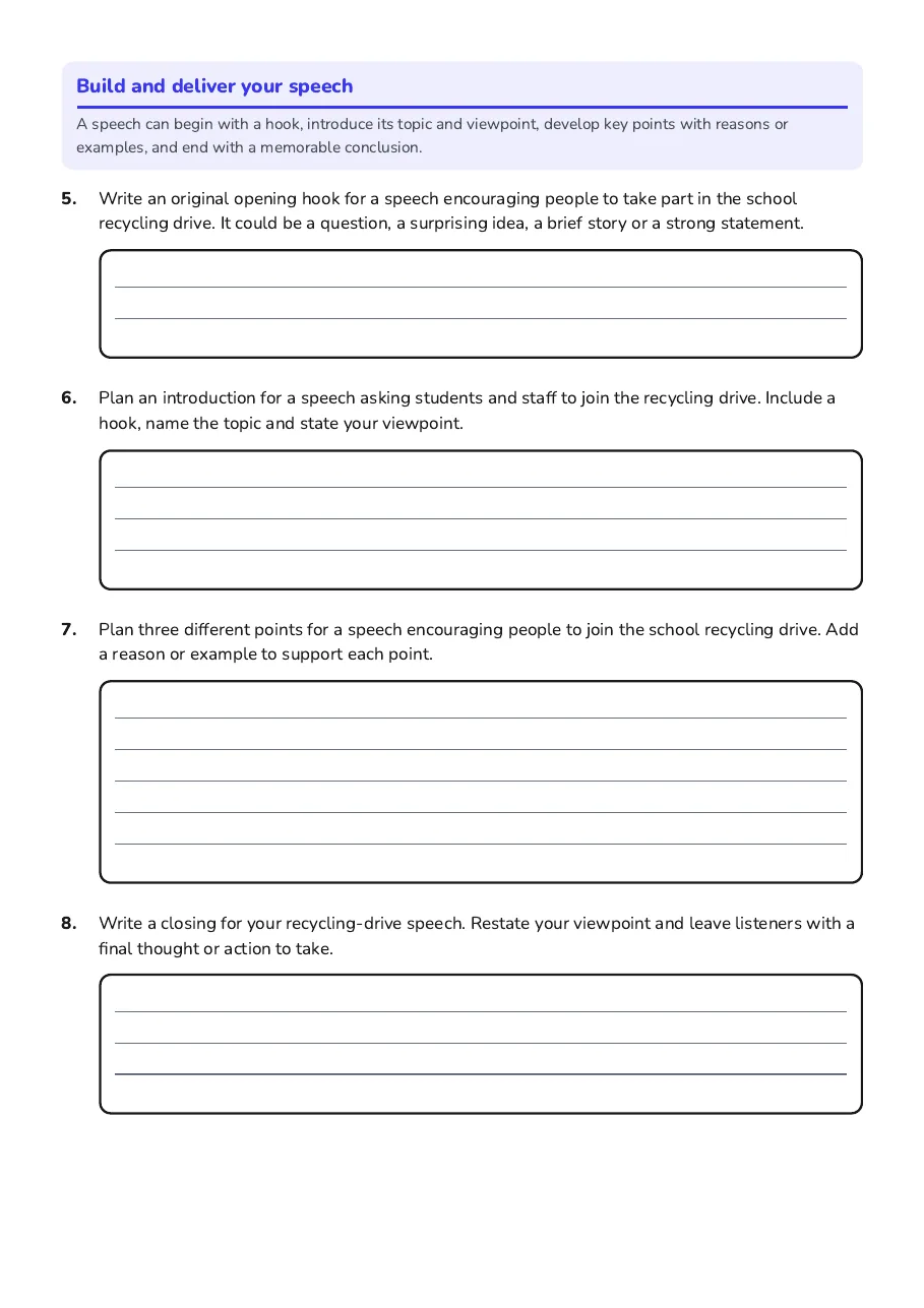Build a Great Speech, page 2 of 3: Build and deliver your speech