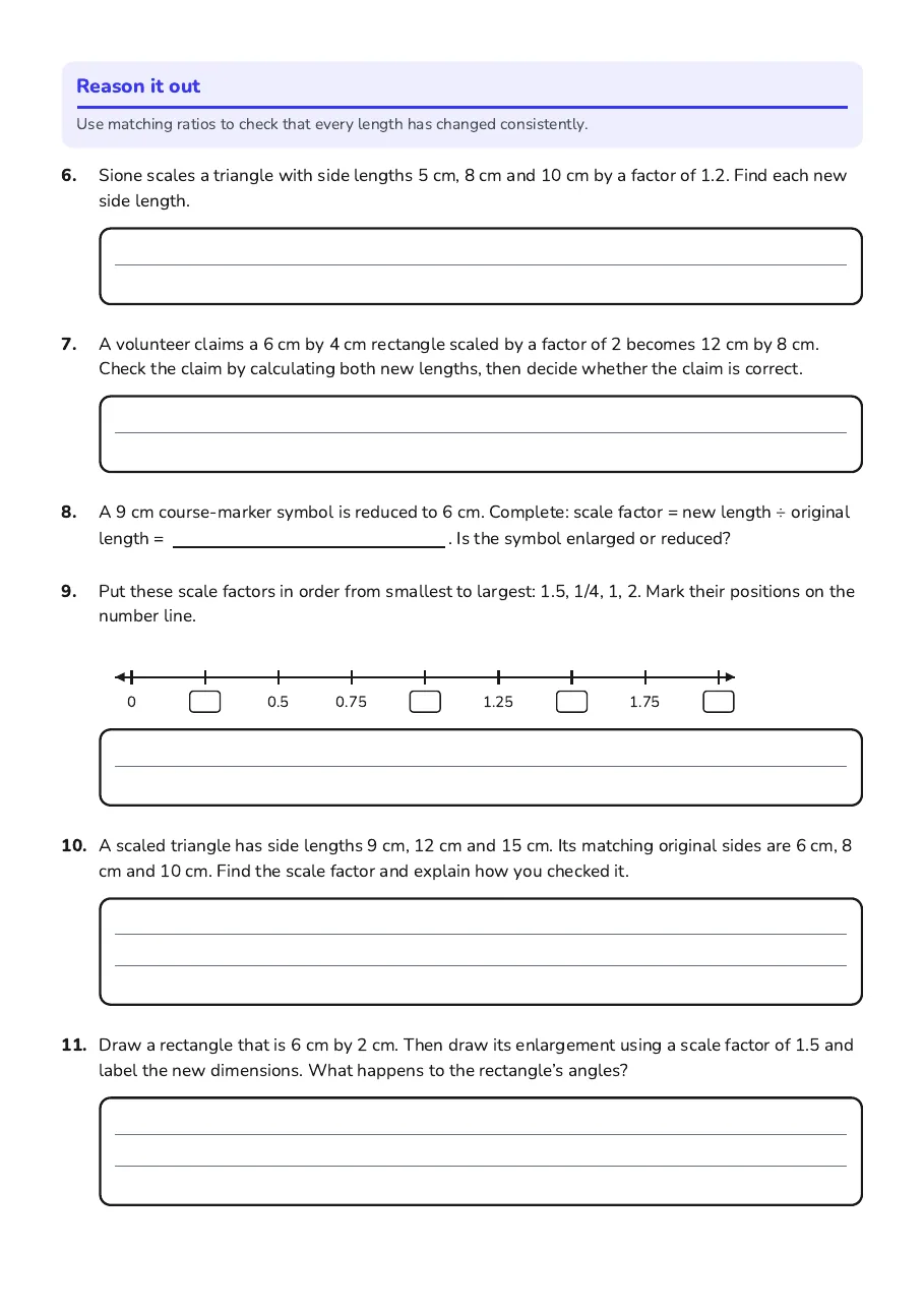 Core Scale Factors, page 2 of 2: Reason it out