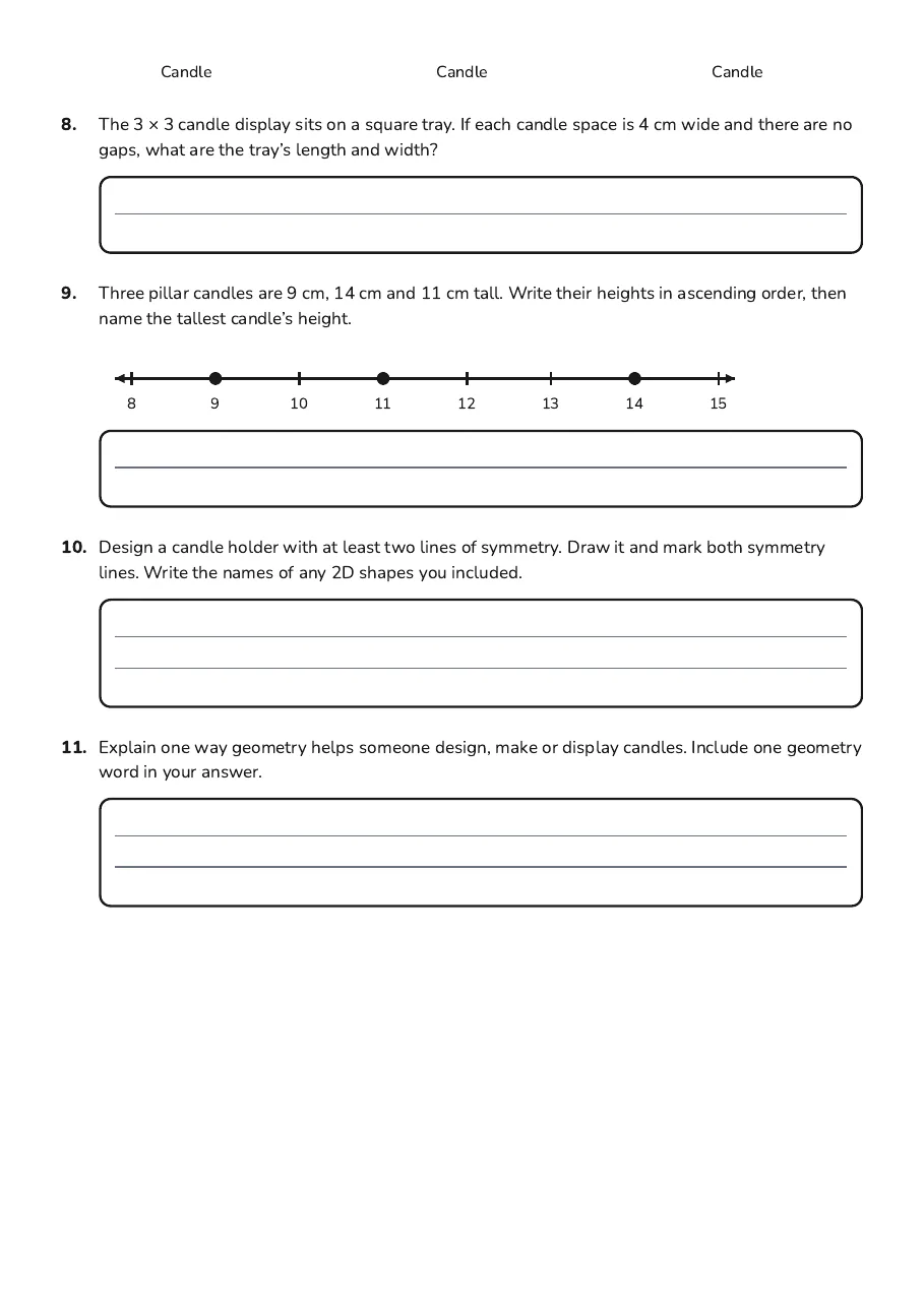 Candle Geometry Exploration, page 3 of 3: Candle Candle Candle
