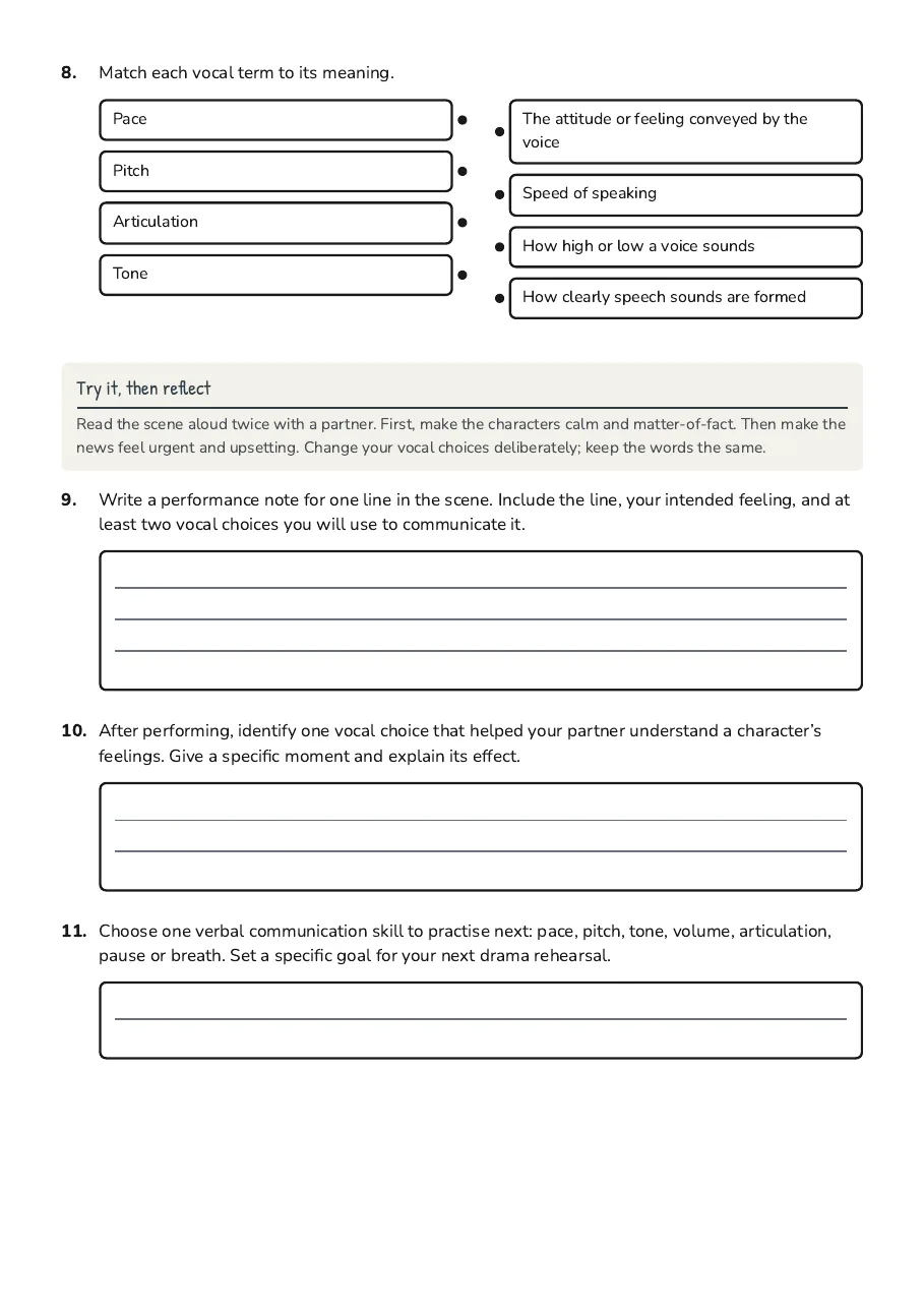 Verbal Communication Essentials, page 3 of 3: Try it, then reflect
