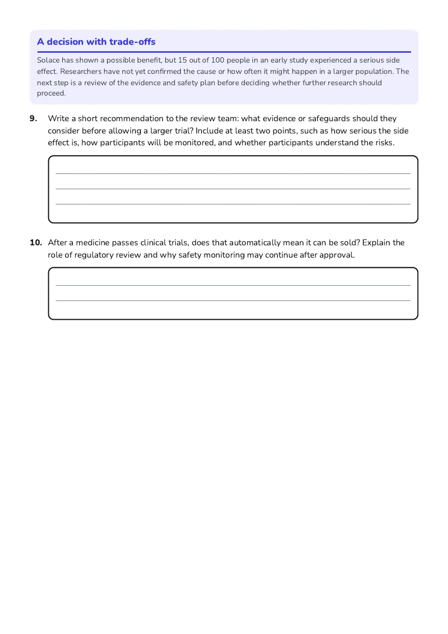 Drug Development Process, page 3 of 3: A decision with trade-offs