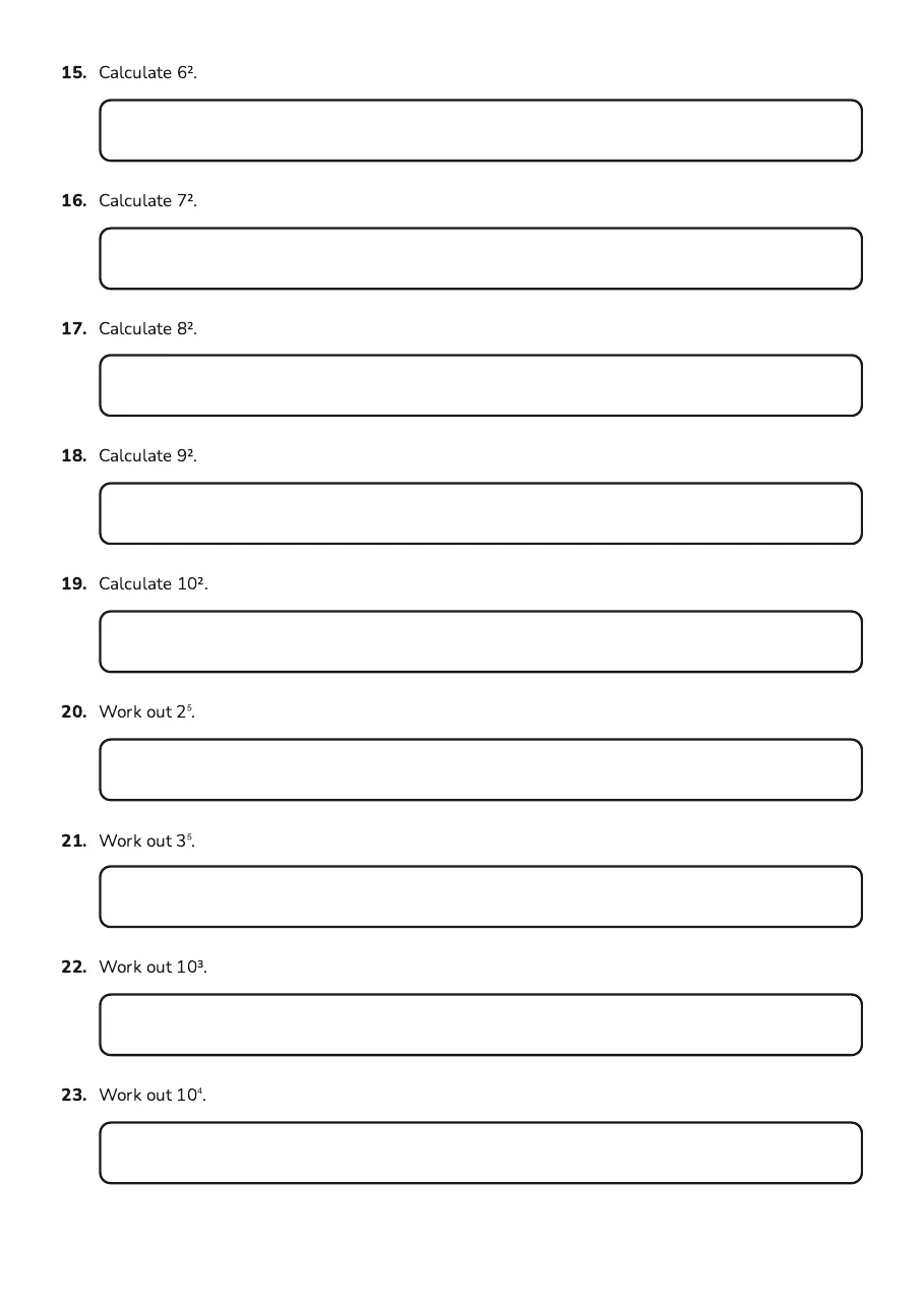 Cubes and Higher Powers, page 3 of 4