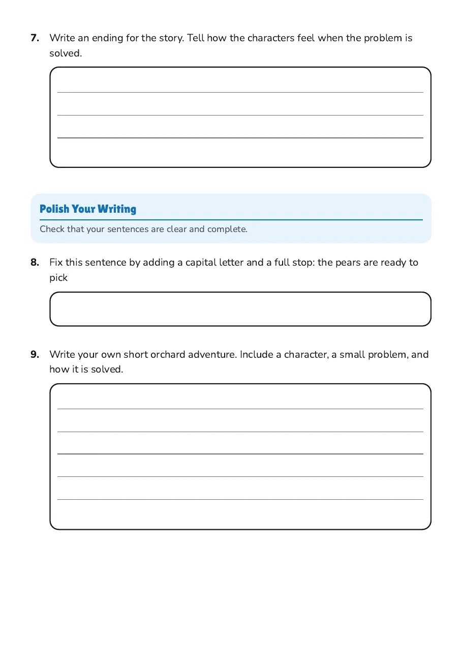 New Zealand Writing Prompts, page 3 of 3: Polish Your Writing
