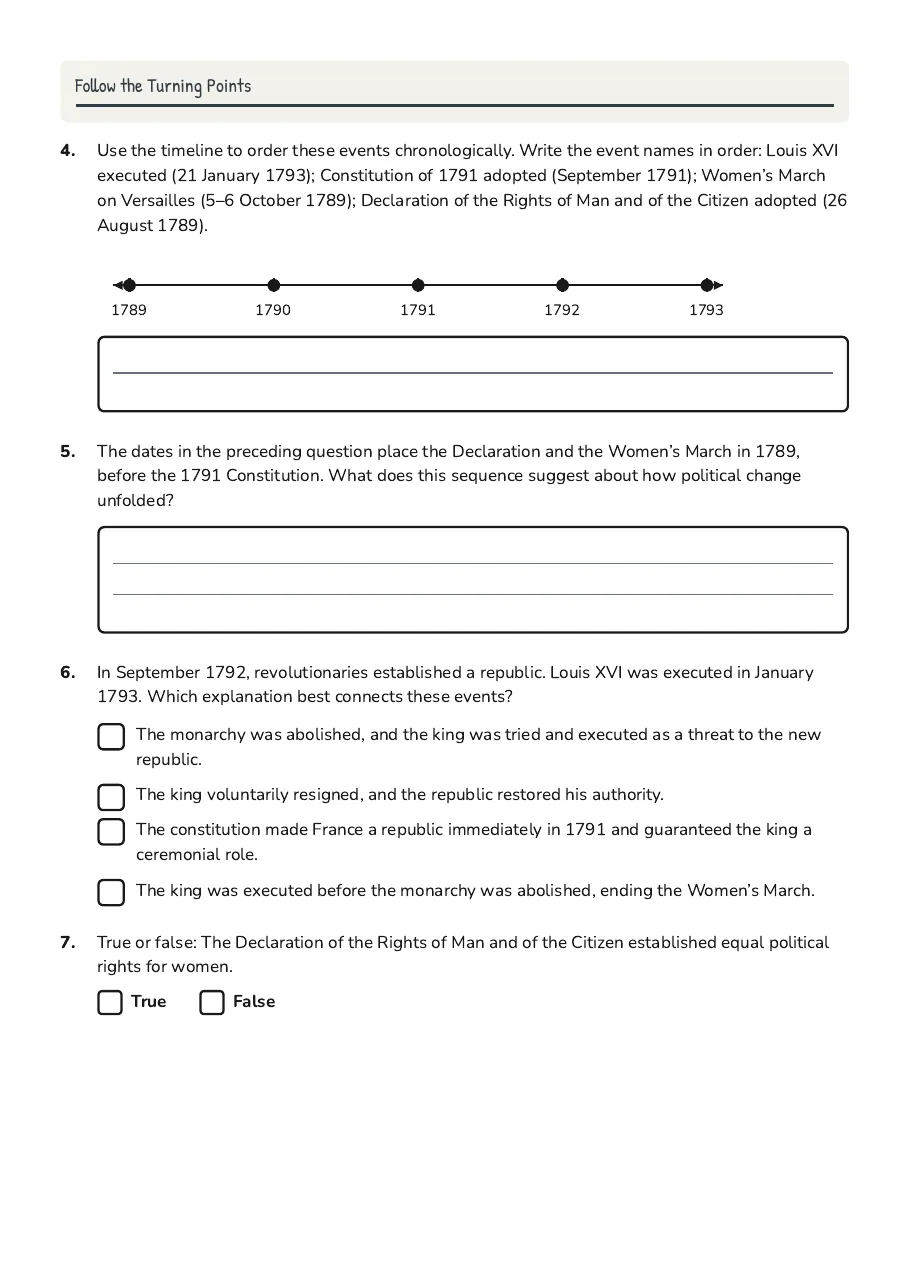 French Revolution Aftermath Events, page 2 of 3: Follow the Turning Points