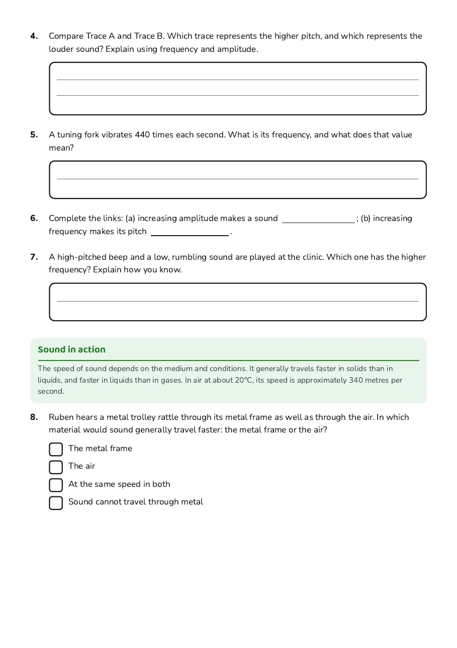 Understanding Sound Waves, page 2 of 3: Sound in action
