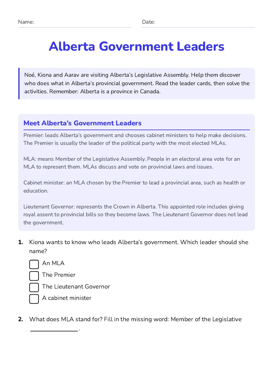 Alberta Government Leaders, page 1 of 3: Meet Alberta’s Government Leaders