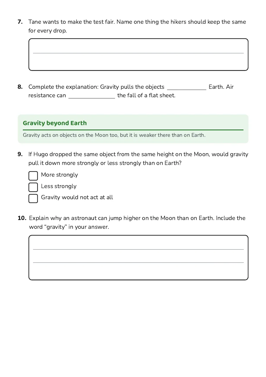 Gravity Drop Test Experiments, page 3 of 4: Gravity beyond Earth