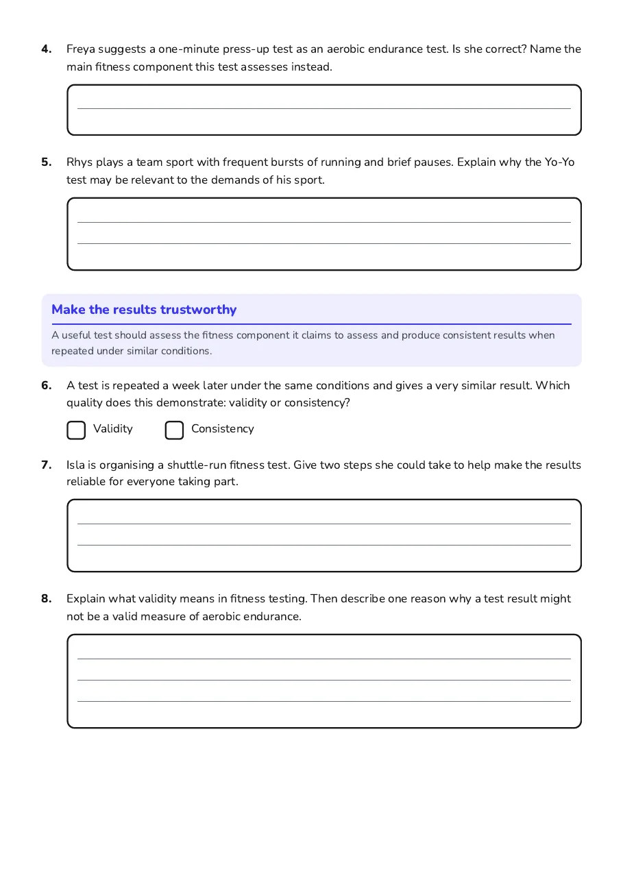 Aerobic Endurance Fitness Tests, page 2 of 3: Make the results trustworthy