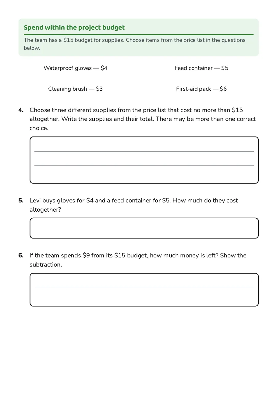 Money Budgeting Basics, page 2 of 3: Spend within the project budget