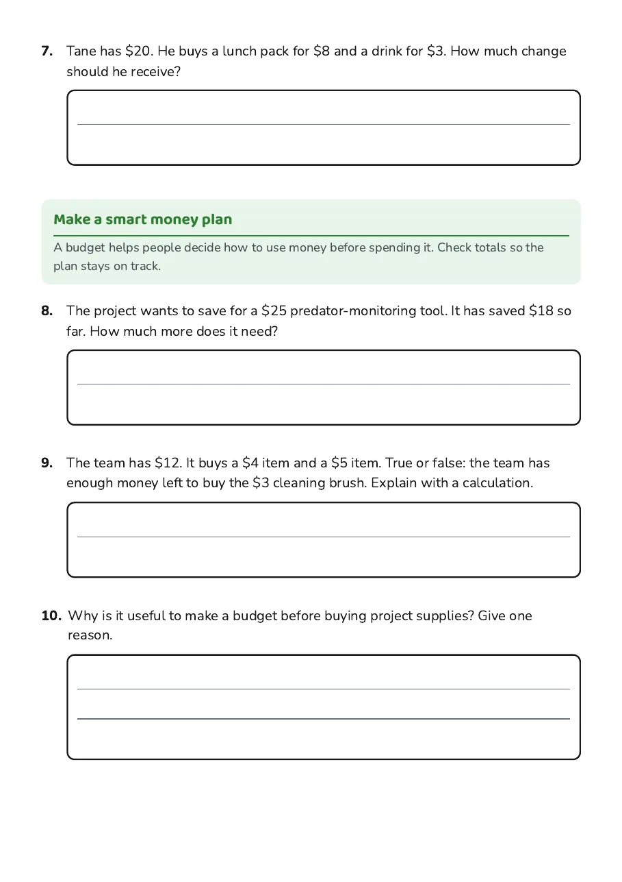 Money Budgeting Basics, page 3 of 3: Make a smart money plan