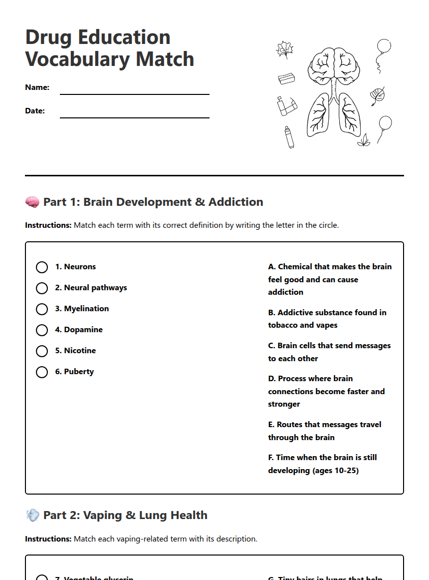 Free Health Worksheets (New Zealand)