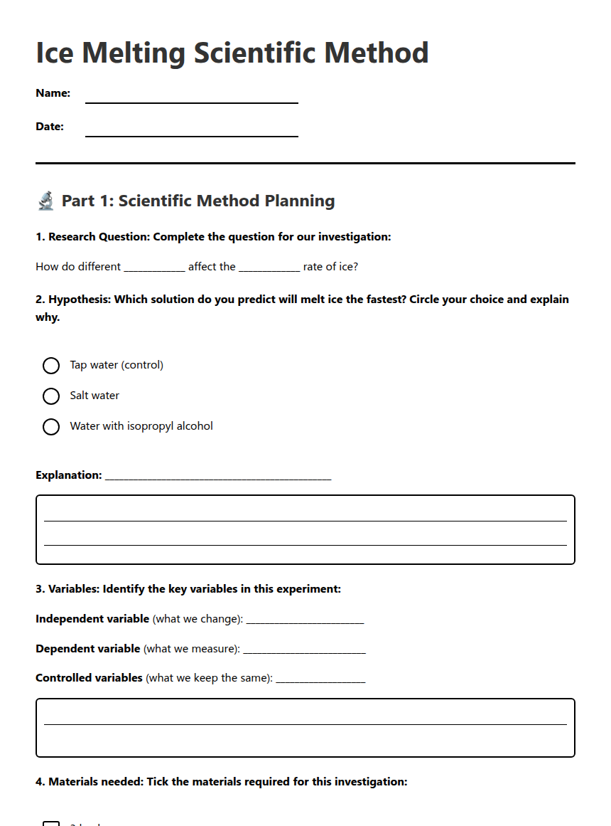 Answer Key To Science Worksheets 350x350
